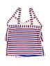 OshKosh B'gosh Stripes White Red Two Piece Swimsuit 12-18 MO / 18 MO - photo 2