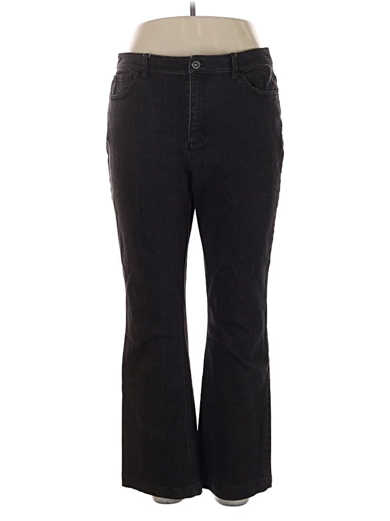 Pre-owned Ak Anne Klein Jeans In Black