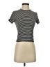 Rag & Bone Stripes Gray Short Sleeve Turtleneck Size S - photo 1