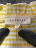 Promesa U.S.A. Checkered-gingham Yellow Romper Size M - photo 4