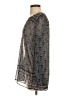 Calypso St. Barth 100% Polyester Gray Long Sleeve Blouse Size XS - photo 5