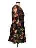 City Chic 100% Polyester Floral Black Cocktail Dress Size 14 Plus (XS) - photo 4