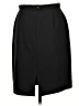 Kasper 100% Polyester Solid Black Formal Skirt Size 12 - photo 2