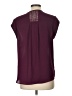Daniel Rainn 100% Polyester Burgundy Short Sleeve Blouse Size L - photo 2