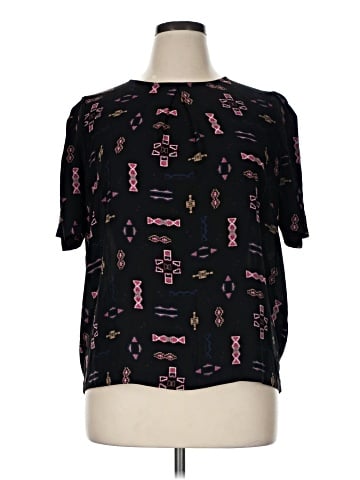 metaphor Short Sleeve Blouse (view 1)