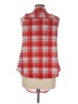 Eden & Olivia 100% Polyester Plaid Red Sleeveless Blouse Size M - photo 2