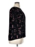 metaphor 100% Polyester Black Short Sleeve Blouse Size XL - photo 4