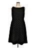 Talbots Polka Dots Black Casual Dress Size 14 - photo 1