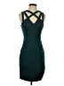 Guess Solid Teal Cocktail Dress Size 2 - photo 1