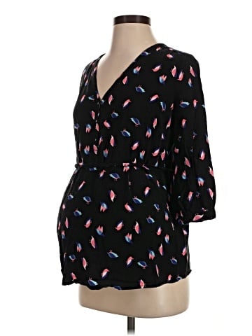Motherhood 3/4 Sleeve Blouse (view 1)