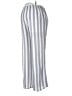 Pink Blush Stripes Blue Casual Pants Size M (estimated) - photo 1