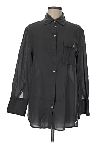 Gap Long Sleeve Button-Down Shirt (view 1)