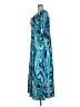 Ashley Stewart Paisley Blue Casual Dress Size 22 Plus - photo 5