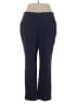 Simply Vera Vera Wang Solid Blue Active Pants Size XL - photo 1
