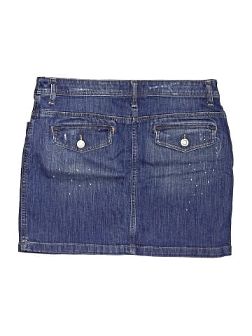 New York & Company Denim Shorts (view 2)