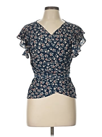 Max Studio Short Sleeve Blouse (view 1)