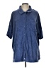 Missguided Blue Poncho Size 12 - photo 1