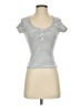 Edikted Gray Short Sleeve Top Size XS - photo 1