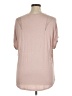 Dex Pink Short Sleeve Top Size 0X - photo 2