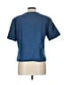 Talbots 100% Cotton Blue Short Sleeve Blouse Size 12 - photo 2