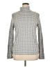 Ann Taylor Houndstooth Silver Turtleneck Sweater Size XL Petite - photo 1