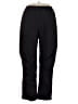 Reebok 100% Polyester Solid Black Active Pants Size XL - photo 1
