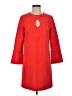 Derek Lam 100% Polyester Solid Red Casual Dress Size EU (IT) 40 / US 4 - photo 1