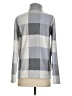 Lands' End 100% Polyester Checkered-gingham Gray Turtleneck Sweater Size XS - photo 2