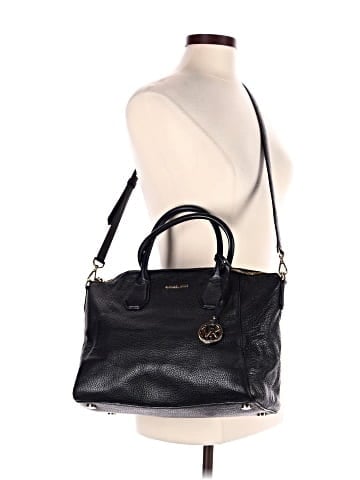 MICHAEL Michael Kors Leather Satchel (view 2)