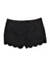Express 100% Polyester Hearts Black Shorts Size 6 - photo 1