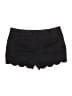 Express 100% Polyester Hearts Black Shorts Size 6 - photo 2