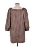 Zara Houndstooth Brown Casual Dress Size M - photo 2