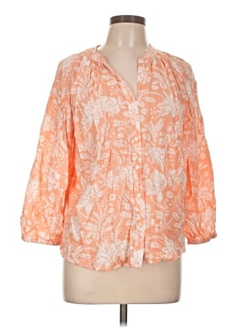 St. John's Bay 3/4 Sleeve Blouse (view 1)