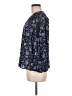 Aqua 100% Polyester Blue Long Sleeve Blouse Size M - photo 5