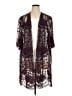 Torrid 100% Polyester Burgundy Kimono Size 1X Plus (1) - photo 1