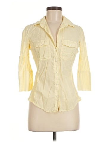 James Perse 3/4 Sleeve Button-Down Shirt (view 1)