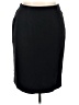 David N 100% Newwool Solid Black Wool Skirt Size 18 - photo 1