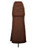 Shein Solid Brown Formal Skirt Size 4 - photo 1