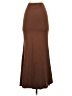 Shein Solid Brown Formal Skirt Size 4 - photo 2