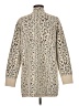 Evolution by Cyrus Animal Print Tan Cardigan Size M - photo 2