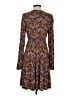 Boden Paisley Brown Casual Dress Size 4 - photo 2