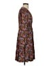 Boden Paisley Brown Casual Dress Size 4 - photo 4