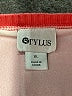 Stylus Color Block Pink Pullover Sweater Size XL - photo 7