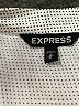 Express 100% Rayon Gray Long Sleeve Blouse Size M - photo 4