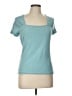 Ann Taylor Teal Short Sleeve Top Size L - photo 1