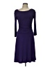 En Focus Studio Solid Purple Cocktail Dress Size 10 - photo 1