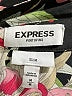 Express 100% Polyester Floral Black Long Sleeve Blouse Size M - photo 7