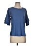 Amour Vert Blue Short Sleeve Top Size S - photo 1