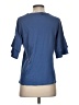 Amour Vert Blue Short Sleeve Top Size S - photo 2