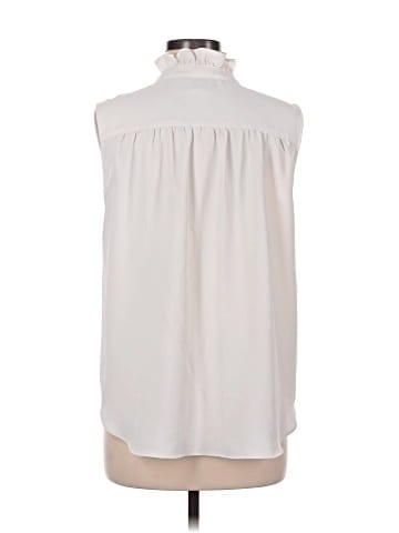 Ann Taylor Sleeveless Button-Down Shirt (view 2)